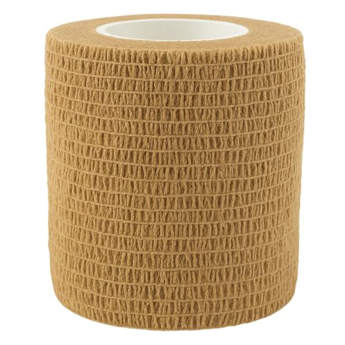 First Aid Training Cohesive Bandage Tape, 12-Pack | MCR Medical | Self-adhering elastic cohesive wrap bandage tape, sticks to itself without clips or adhesive residue, 12-pack - size: 12-pack
