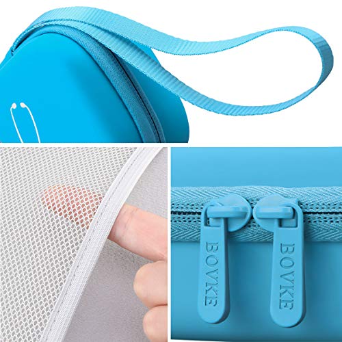 BOVKE Travel Carrying Case Compatible with 3M Littmann Classic III, Lightweight II S.E, MDF Acoustica Deluxe Stethoscopes, Extra Room for Medical Scissors EMT Trauma Shears LED Penlight, Turquoise - color: Pu Leather_Turquoise