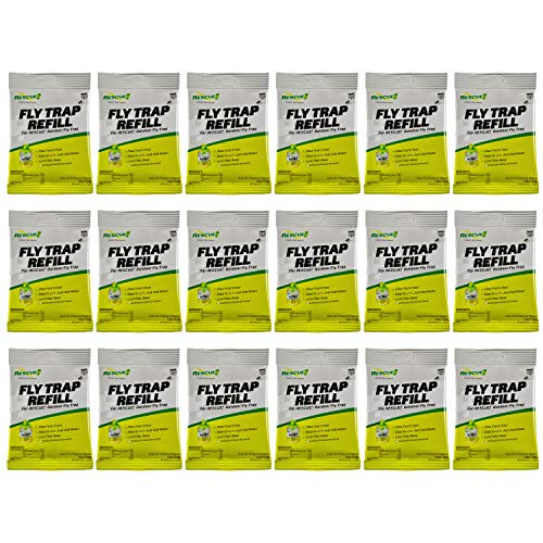 RESCUE! Reusable Fly Trap Bait Refill – Outdoor Use - 18 Pack