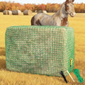 6x6 ft Square Bale Hay Net - Large Slow Feeder for Horses & Livestock, Knotless Design Slow Feeder Hay Nets, Fits 4x4ft 5x5ft 6x6ft Round & 3x3x8ft 4x4x8ft 5x5x8ft Square Bales (Green-Square) - color: Green-Square