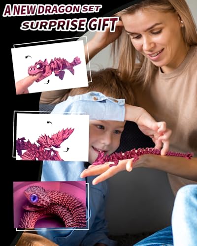 5 Pcs，12" 3D Printed Dragon Eggs,Dinosaur Egg,Crystal Dragon Toys,Snake Eggs, Animals,Fidget Toy,Desk Executive Toy，Easter Eggs Basket Stuffers,Toys for Boys Kids Teen 5-7 4-6 8-12 - color: Pp-04