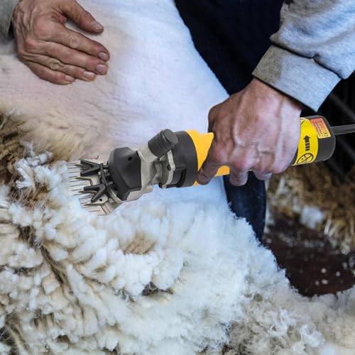 Electric Carpet Trimmer, Professional Shearing Sheep Shears Clippers Machine for Goats Rabbits and Tufting Rugs Farm Livestock Grooming Kit, 14.57 * 3.15 * 3.74in(690W)