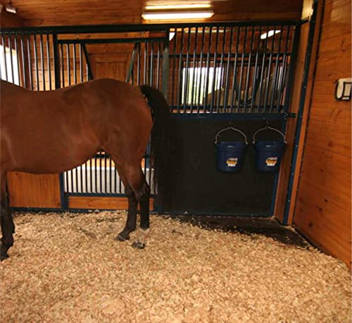 Horse Feed Bucket Hook,Water Bucket Holder Hanger for Horse Stall/Stable Supplies (2 Pack) - size: 2 Pack