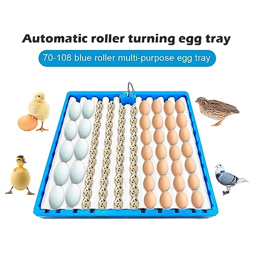13 Tubes Egg Tray Automatic Roller Egg Tray Turner Plastic Egg Tray for Incubator