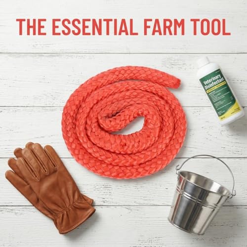 Livestock Birthing Tool Acrylic Reusable Durable Assisted Delivery Birthing Aid Red Safe Calving Rope Animal Obstetric Care