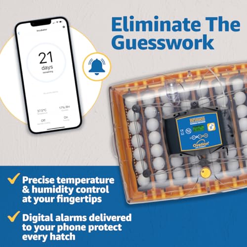 Brinsea Ovation 56 EX Connect Fully Automatic Smart Egg Incubator with App | 50+ years of innovation! Ultimate smart incubator with app-driven controls and real time alerts gives you total peace of mind - style: Connected