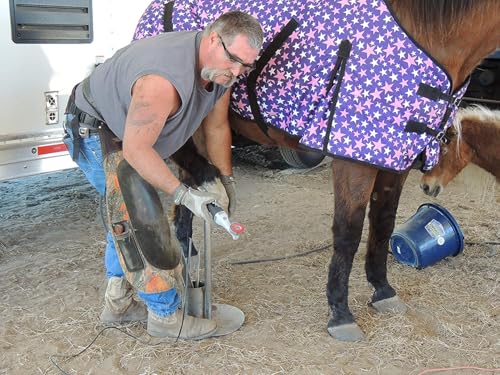 Horse Hoof Trimmers Kit, Basic 110V Electric Set with Supplies | Horse Hoof Trimming Tools, Farrier Tool Kit, Grinder Discs Included, Accessories Included