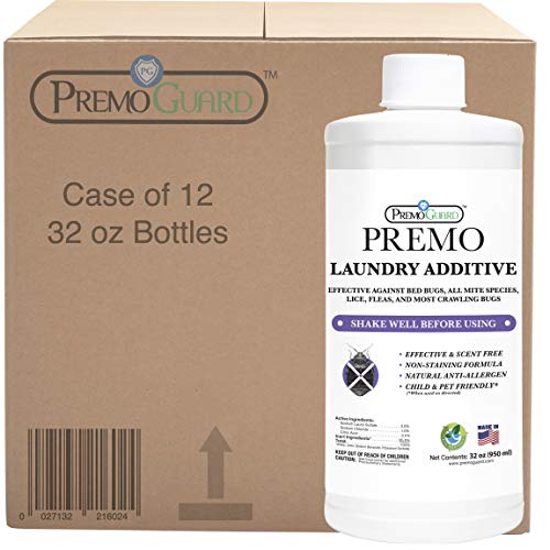 Premo Guard Bed Bug, Mite & Lice Natural Laundry Detergent Additive - size: 32 Fl Oz (Pack of 1)