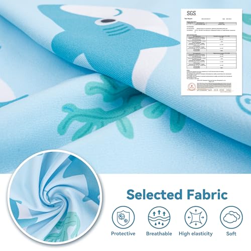 cyeollo Dog Surgery Recovery Suit, Surgical Onesie for Female & Male Dogs | Prevents Licking, Cone Alternative, After Spay & Neuter Body Suit, Protects Surgical Wounds, Easy Potty Access, 4-Way Stretch - color: Shark, size: X-Small (Back: 9"-11")