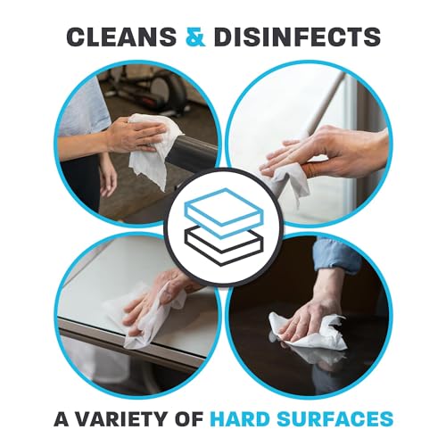 Zogics Antibacterial Disinfecting Wipes, 2 Rolls, 1,600 Count | EPA registered, For surfaces and equipment - size: 800 Count (Pack of 2)
