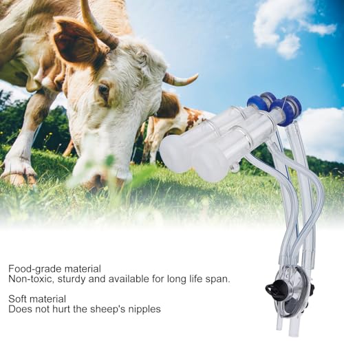 Milking Machine Teat Cup, Goat Milking Cluster Milk Collector Goat Milker Machine Goat Milk Machine Teat Cups Goat Milking Supplies