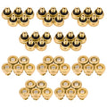 50Pcs Brass Mister Nozzles, 0.012" Misting Tips for Outdoor Cooling | 0.3mm Orifice, 10/24 UNC Thread, Replacement Heads for Patio Misting System, High Pressure Water Mister Parts