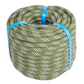 3/8 Inch 120ft Double Braided Polyester Arborist Rope, Heavy Duty Nylon Rope for Anchor, Tree Work, Cargo, Pulling, Sailing(ArmyGreen) - size: 3/8in x 120ft, style: Armygreen