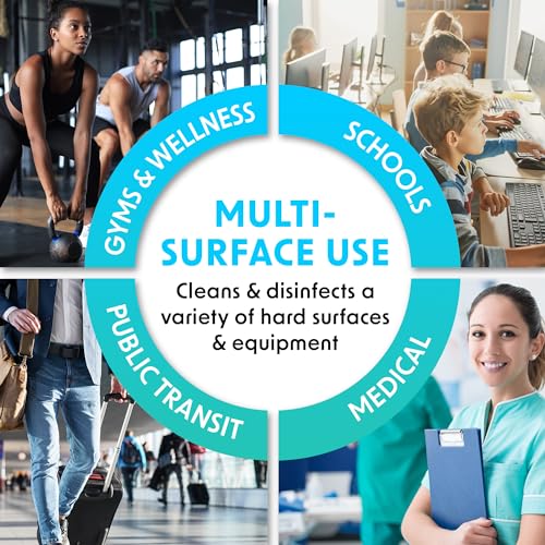 Wipex Disinfecting Surface Wipes - EPA Registered Gym Equipment Cleaner Refills, Safely Kill Germs in 15 Seconds, 800ct Gym Sanitizing Wipes for Wall, Free Standing dispensers, Pack of 4 (3200 Wipes) - size: 800 Count (Pack of 4)