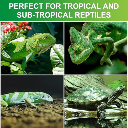UVB Reptile Light Kit, 24W T5 Lamp Fixture and 5.0 UVB Tube Combo, Linear Lighting Bar Ideal for Tropical Reptiles Bearded Dragon Hermit Crab Turtle Leopard Gecko Tank Chameleons Iguanas Snake - size: UVB5.0