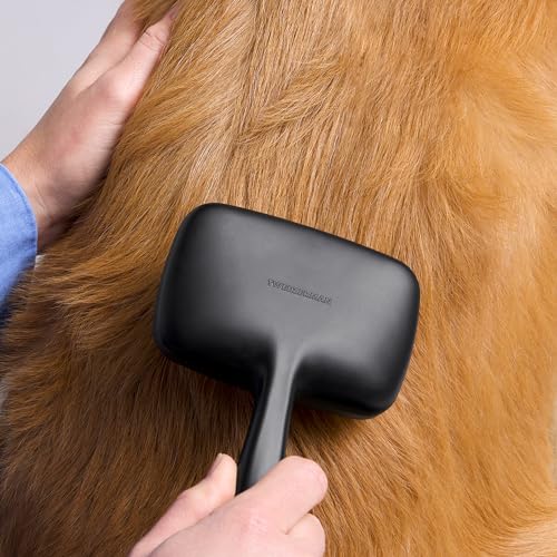 Tweezerman Slicker Brush for Pets-Grooming Brush with Coated Bristles