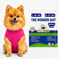 Surgi Snuggly Dog Surgery Recovery Suit, Cone Alternative, Spay/Neuter ML | Dog Recovery Suit for Dogs — Veterinarian-Invented Surgical Suit & Recovery Onesie with Easy Bathroom Access After Surgery - color: Princess Pink, size: Medium Long (L-16"-19" | G