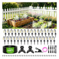 Thiswing 200FT 360° Adjustable Irrigation System with Stake Holders | 1/4" Tubing, 32 Nozzles, Automatic Watering Misting System, Sprinkler for Garden, Raised Bed, Lawn, Plants - size: 200FT