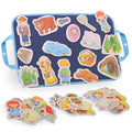 CHEFAN Felt/Flannel Board Story Set of 4, PRECUT Felt Pieces for Preschool Toddlers Circle Time,We are Going On A Bear Hunt, Mary Had A Little Lamb, Little Bo-Peep, Little Boy Blue - color: A Bear Hunt