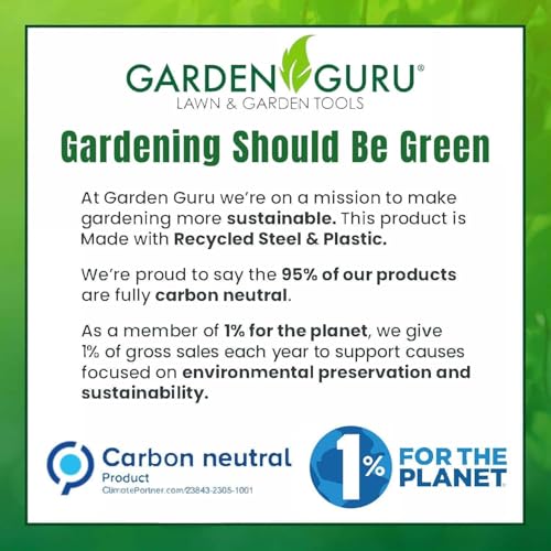 Garden Guru Super Strong Garden Scoop Trowel Shovel Transplanter – Strong Carbon Steel - Rust Resistant – Ergonomic Grip – Perfect Hand Shovel for Gardening Transplanting and Digging - size: 1 Pack