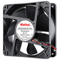 Wathai 120mm x 38mm Brushless Cooling Case Fan 12V 2pin DC High Airflow | 3000CFM High airflow brushless dc fan functions as a high-velocity electronics ventilation cooler - style: 12V 2Pin Sleeve