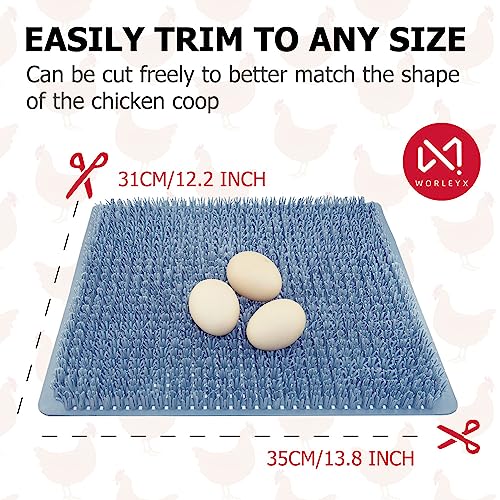 Washable Chicken Nesting Pads for Laying Eggs, Silicone Nesting Pads -4Pack - size: 4PCS