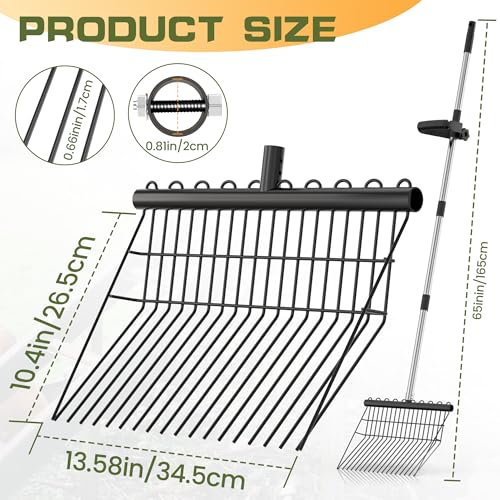 Metal Manure Fork & Solar Fan for Chicken Coop with Battery