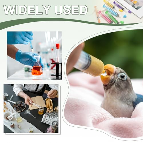 Feeding Syringes with Cap, Plastic Syringes for Liquid Pet Feeding Measuring Tool No Needle 10ml, (White, 4 Pcs), Intended for Dog / Cat / Rabbits / Small Animal / Scientific Lab - color: White