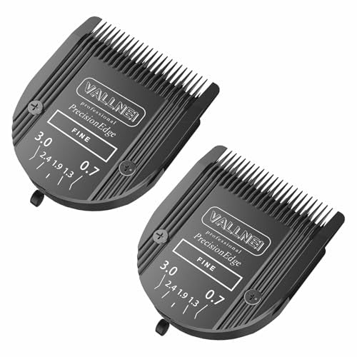 [2 Pack] 5-in-1 Replacement Clipper Blade, Detachable & Adjustable Dog Grooming Blade Compatible with Wahl Arco, Bravura, Chromado, Creativa, Figura, Motion & SuperGroom (Black) - color: Black, size: 2 Pack