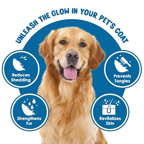 SunGrow Detangling Pet Comb for Dogs, Cats, Ferrets, Anti-static Groomer Removes Tangles & Knots, Tear Stain Removal, Stainless Steel Pins with Rounded & Smooth Ends, White Non-slip Grip Handle, 7.4"