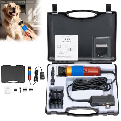 LYNICESHOP Electric Animal Grooming Clipper, Sheep, Goat & Pet Shaver with 36W Power, Quiet, Safe, & Durable, Includes Carrying Case & Extra Blade (36W) - size: 36W