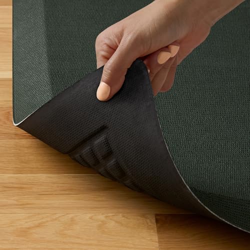 KitchenAid Gourmet Series Kitchen Comfort Gel Mat, Solid Basketweave, Deep Forest Green, 20"x39" - color: Deep Forest Green