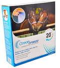 DIG PB750 Ocean Breeze® Evaporative Mist Outdoor Animal Cooling Kit with Beige 50' 3/8" Misting Line (.375 ID X .455 OD) & 10 Barbed Foggers - Cooling, Stables, Corrals and Barns