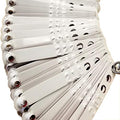 Leg Bands NOT Stamped Aluminum Chicken Poultry Duck Leg Identification Rings (100, White) - color: White