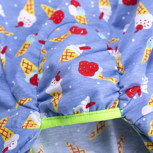 Dog Surgery Recovery Suit Female Male for Dogs After Surgery Medium Large Dogs Onesie Dog Pajamas Pjs Clothes (red ice Cream, 28 (Chest 26.77 in | Backlength 18.11)) - color: red ice cream, size: 28 (Chest 26.77 in | Backlength 18.11)