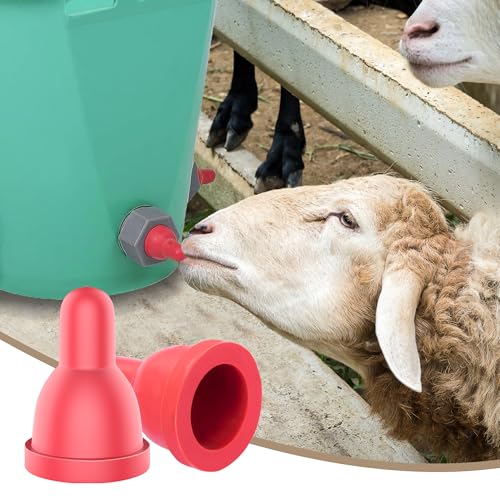 12Pcs Sheep Goat Lamb Milk Nipples Soft Rubber Pacifier | Lamb Pacifier for Small Animal Feed Orphaned Lamb - size: 12PCS Lamb pacifier