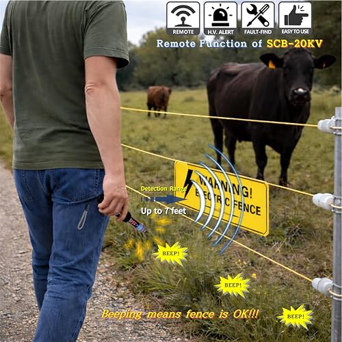 Electric Fence Tester, 20,000V | Product of Korea