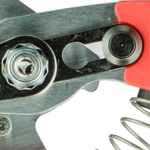 Hoof Trimming Shears, SK-5 Steel blade with Anti Fatigue Thermoplastic Rubber Handle for Hoof Care on Goats and Sheep, 32-734, Red