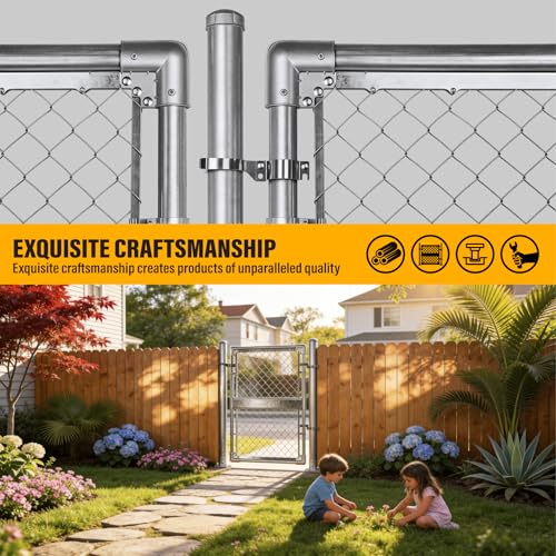 1-7/8" x 2-3/8" Chain Link Gate Latch Heavy Duty Stainless Steel Fence Gate Fork Latch Hardware with Padlock Hole 1pcs - color: 1-7/8"x2-3/8"