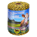 656ft Electric Fence Polywire, 9-Strand Stainless Steel, 1/8" Diameter | 9 Strands 304 stainless + 30 poly; 330lb break; High conductivity; UV resistant; for horses, cattle, goats,rotational grazing - size: 656 Feet