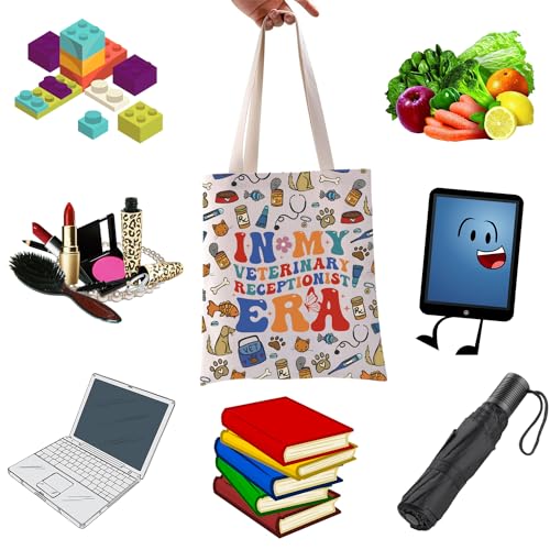 WCGXKO Vet Receptionist Gift Veterinarian Gift Vet Tech Gift In My Veterinary Receptionist Era Animal Rescue Gift