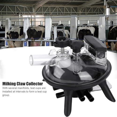Milking Claw,240cc Cow Use Milking Claw Milk Collector Tool,Replacement Accessories for Cow Milking Machine Milk Collector Milk Collection