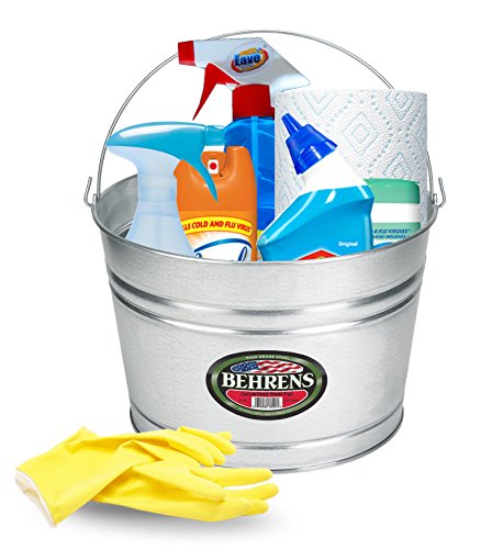 Behrens C17GS 4-1/4-Gallon Galvanized Steel Pail - size: 17 quarts, style: Galvanized
