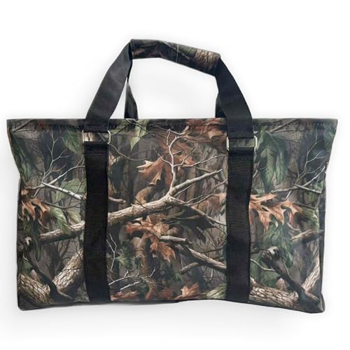 Large Collapsible Tote - color: Forest Camo
