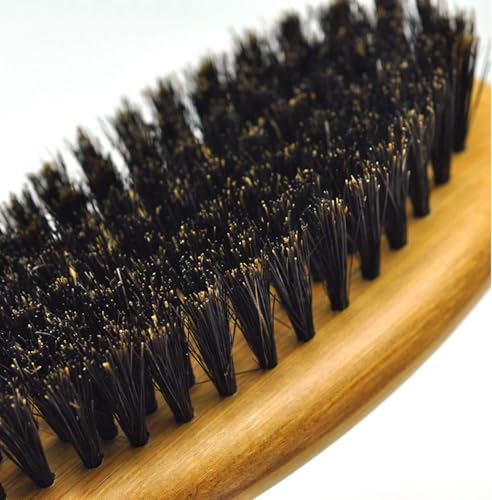 Patina Pet Grooming Brush with Boar Bristles | Professional Daily Grooming for Soft Hair, Reduces Shedding, Gentle Massage, Healthy Shine