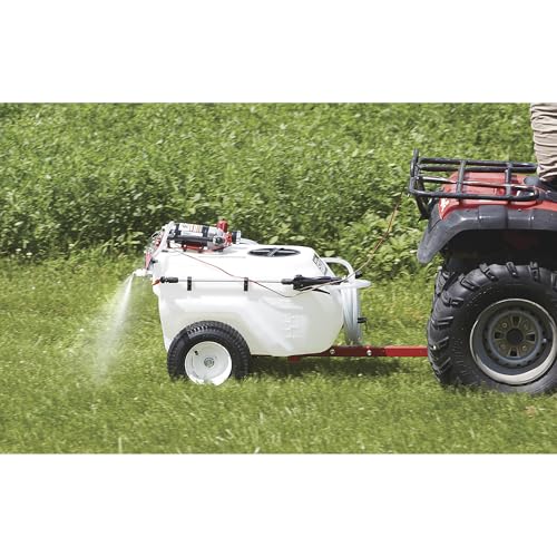 NorthStar 21-Gallon Tow-Behind Boom/Spot Sprayer, 2.2 GPM, 12V, 70 PSI | NSQ on-demand pump, Spring-loaded breakaway boom, Wide-area coverage, Targeted spot application, ATV/lawn tractor towing - size: 21 Gallon