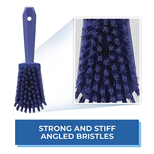 Vikan 41928 Brush,Washing,Stiff,10",PP/PBT,Purple - color: Purple