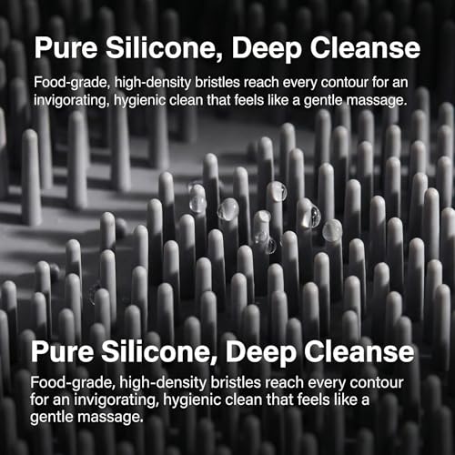Foot Scrubber Mat for Use in Shower - Shower Foot Cleaner Dead Skin, Foot Massager Spa Mat for Men & Women to Soothe Achy Feet, Non Slip Suction Cups