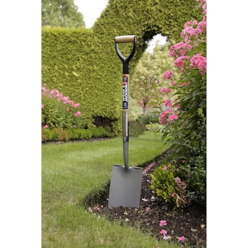 Spear & Jackson Neverbend Professional Treaded Digging Spade – Heavy-Duty Forged Carbon Steel Garden Spade for Tough Soil and Precision Digging - style: Treaded Digging Spade