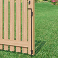 36" Heavy Duty Cane Bolt Gate Drop Rod, Extra Thick Gate Ground Latch Hardware for Wood PVC Vinyl Metal Fences Gates, Wrought Iron Doors Stopper Gate Latches, Black Finish, 1 Pack - size: 36 Inch
